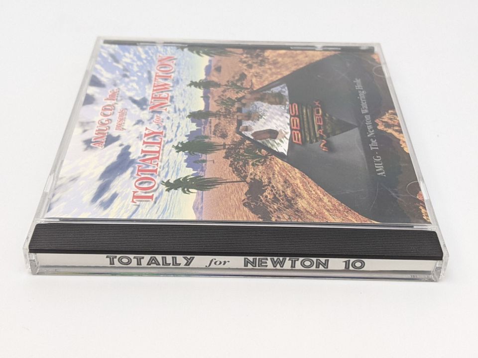The Totally for Newton CD from the Arizona Macintosh User Group (AMUG).  So far I have found up to the 12th CD.  If you have any of these CD’s what numbers do you have?AMUG is still active today (I am not only a spokesperson, I am also a member!)