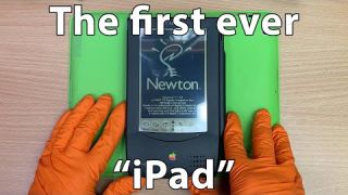 The Apple Newton MessagePad.